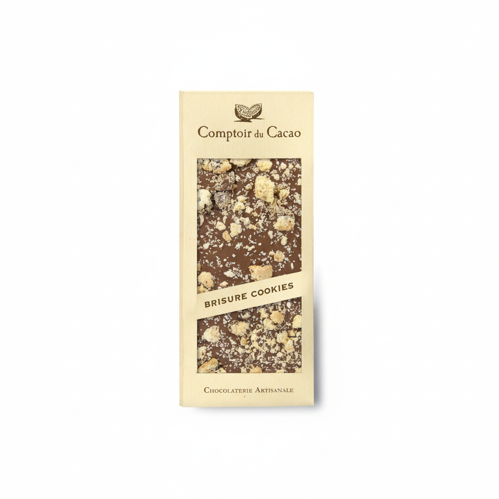 MILK CHOCOLATE BAR w/ COOKIE CRUMBS