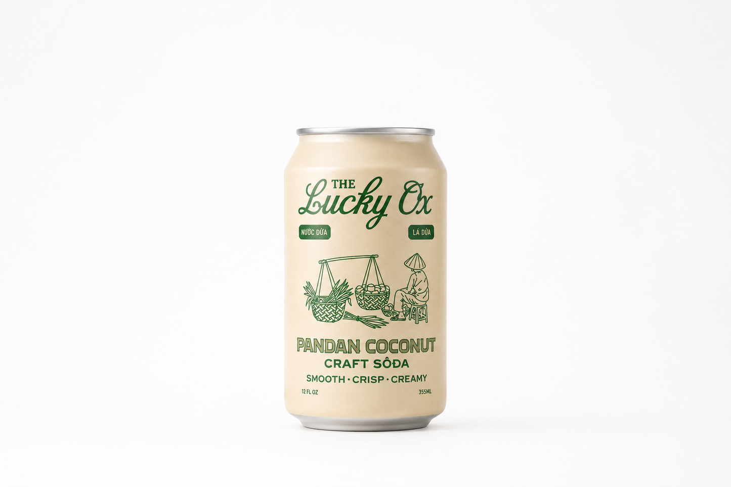 Lucky Ox Pandan Coconut can