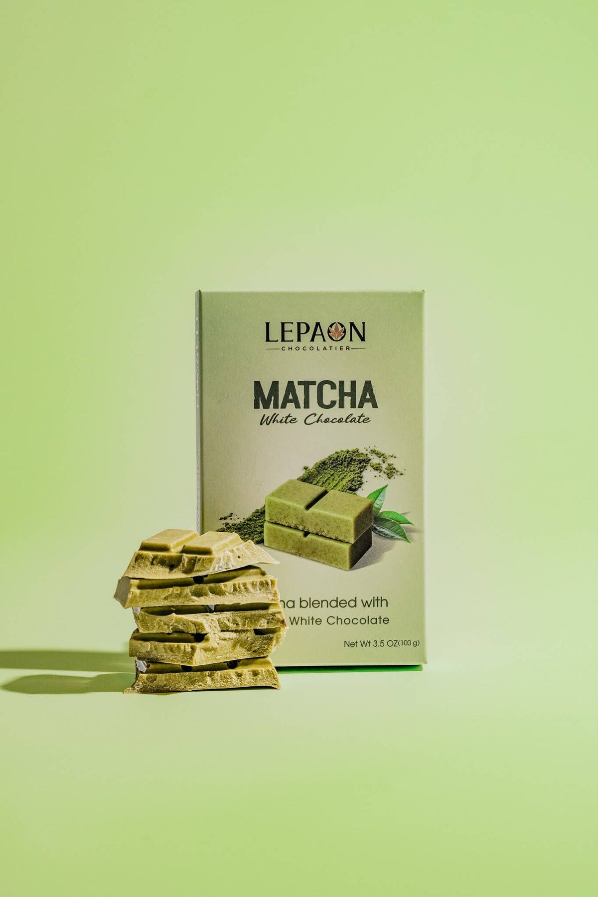 LEPAON - MATCHA WHITE CHOCOLATE BAR