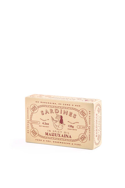 Maruxaina. Sardines in Spicy Oil.