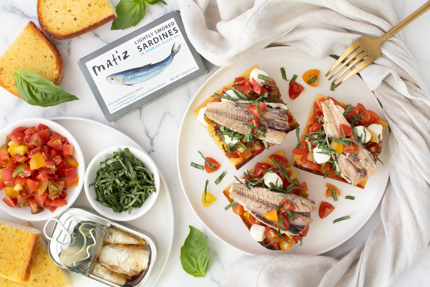 Matiz Smoked Sardines in Olive Oil - 4.2oz Tin
