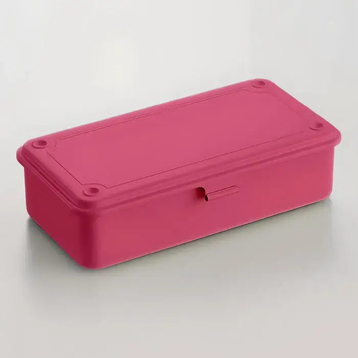 Toyo - Steel Stackable Storage Box T-190: Shocking Pink
