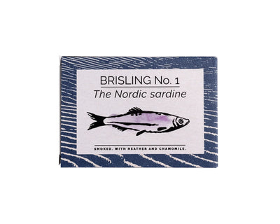 Fangst smoked sardines with heather and chamomile
