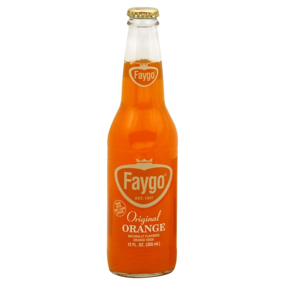 Faygo Original Orange Soda Bottle