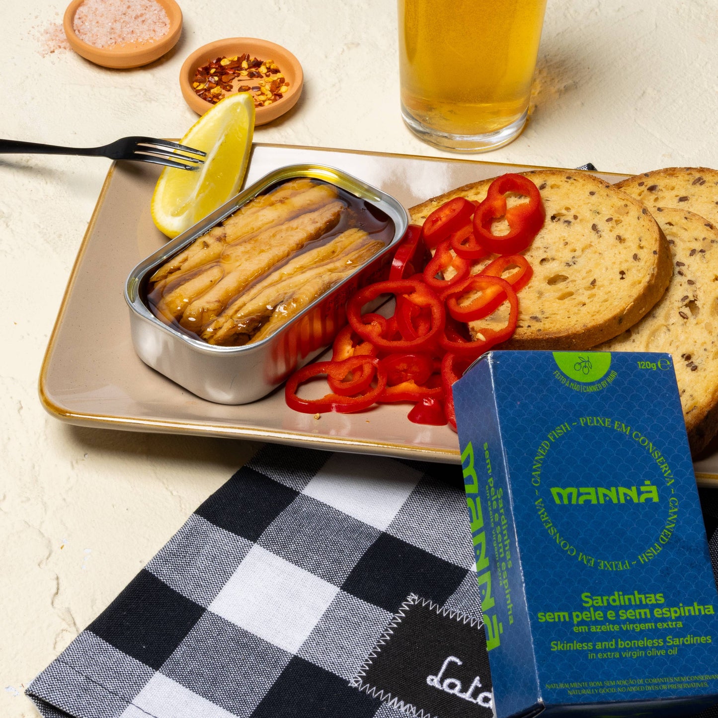 Manná Skinless and Boneless Sardines in EVOO
