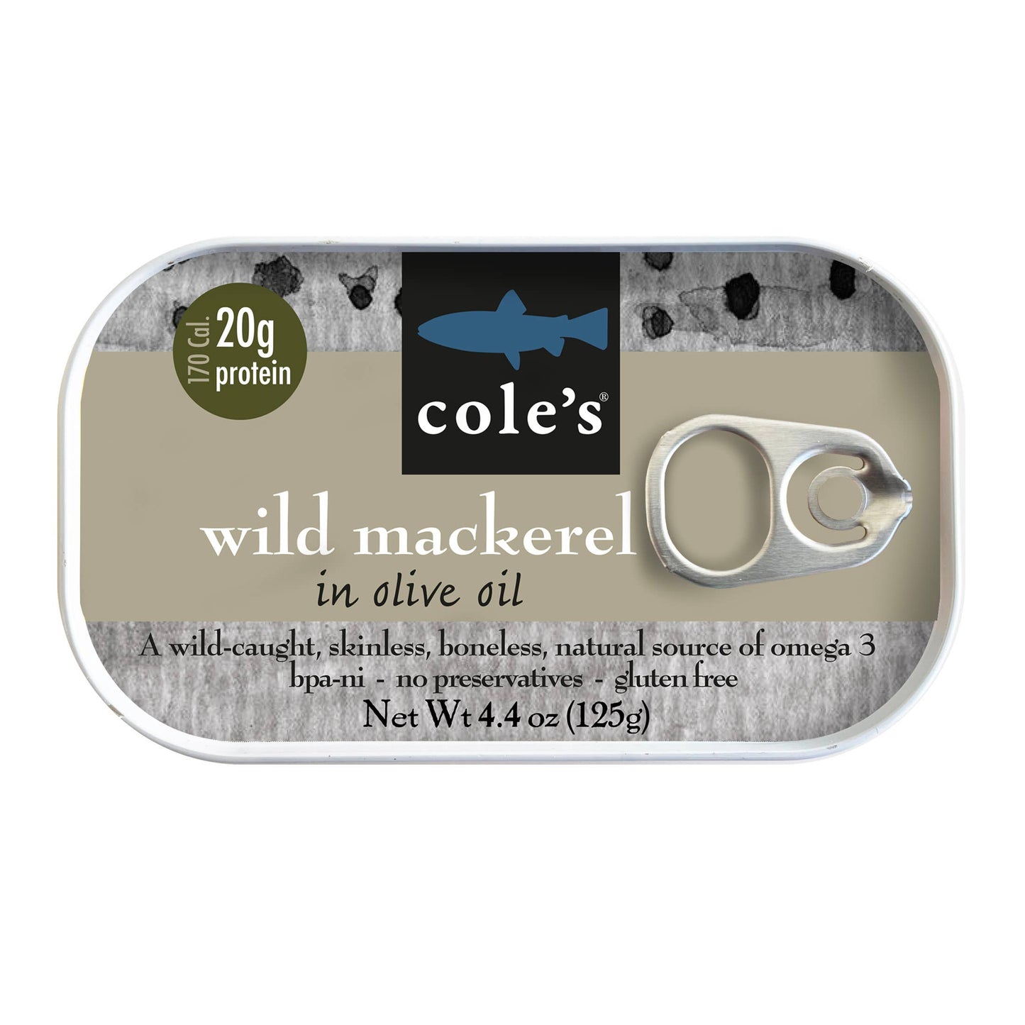 WILD MACKEREL WITH OLIVE OIL