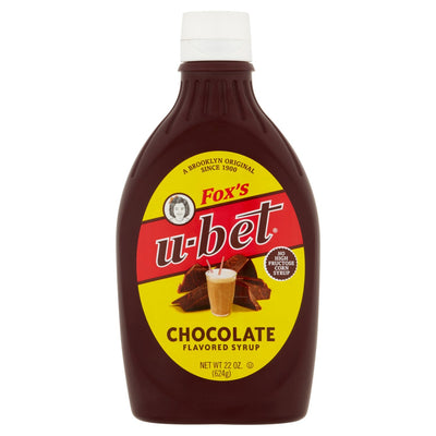 FOX'S U-BET CHOCOLATE SYRUP 22oz