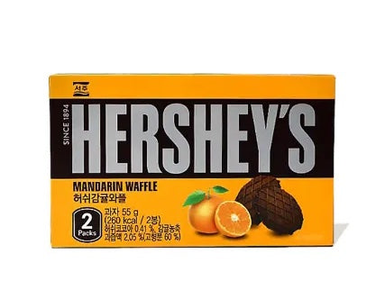 HERSHEY'S MANDARIN WAFFLE SOUTH KOREA