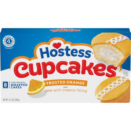 HOSTESS ORANGE CUPCAKES