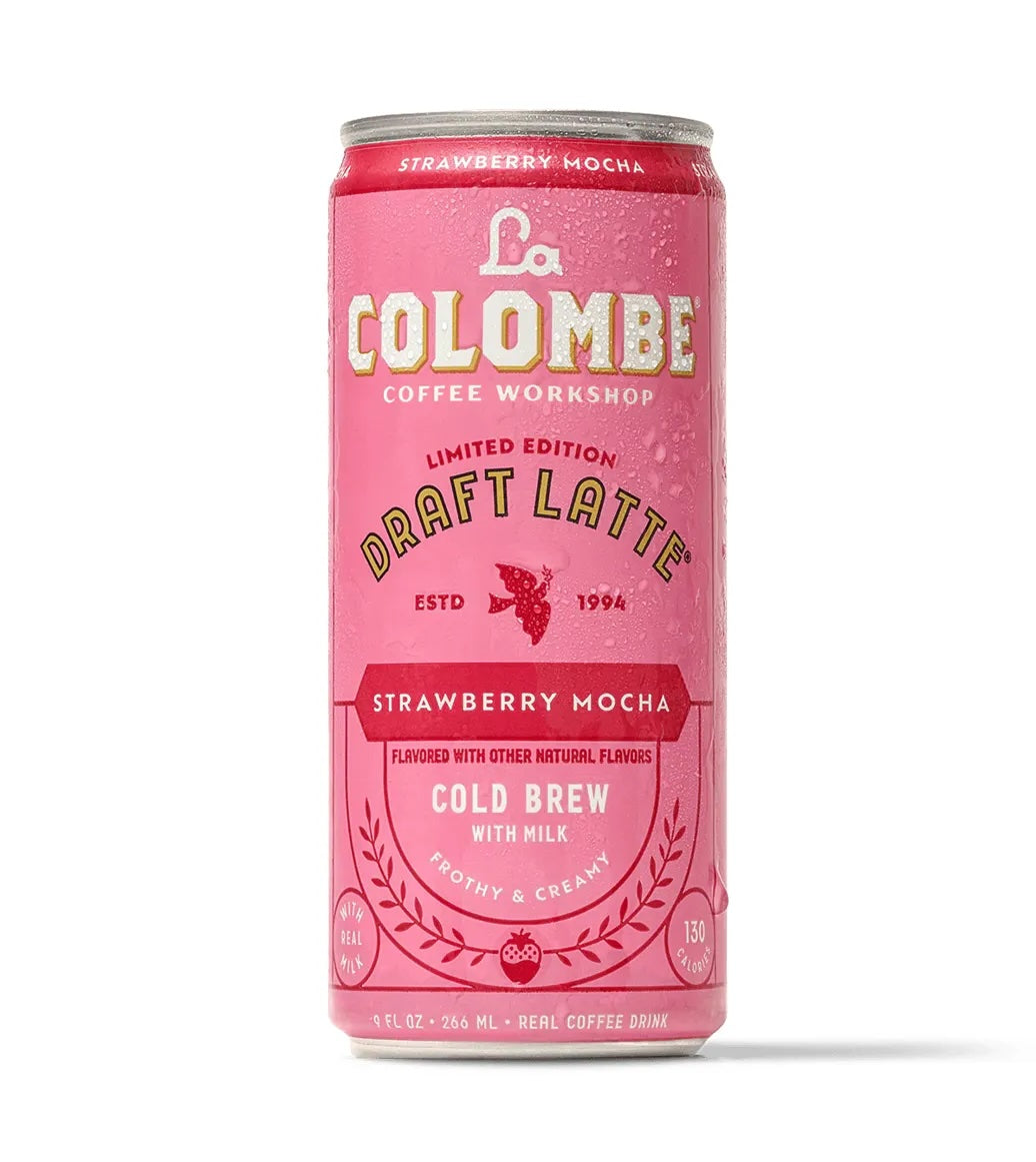 La Calombe Strawberry Mocha Draft Latte