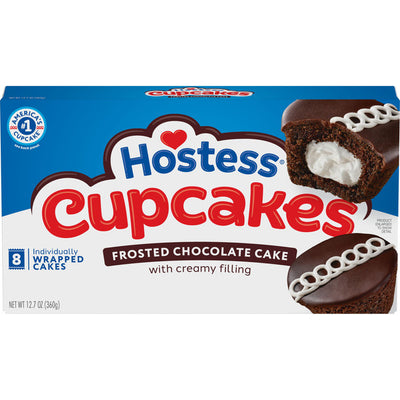 HOSTESS FROSTED CHOCOLATE CUPCAKES