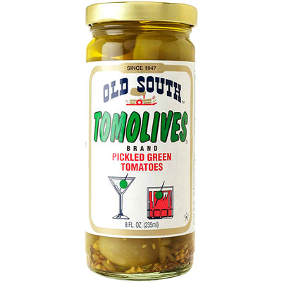 OLD SOUTH TOMOLIVES PICKLED GREEN TOMATOES