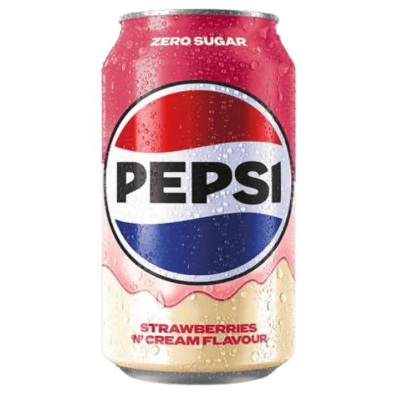 PEPSI STRAWBERRIES & CREAM ZERO SUGAR
