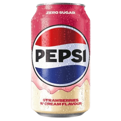 PEPSI STRAWBERRIES & CREAM ZERO SUGAR