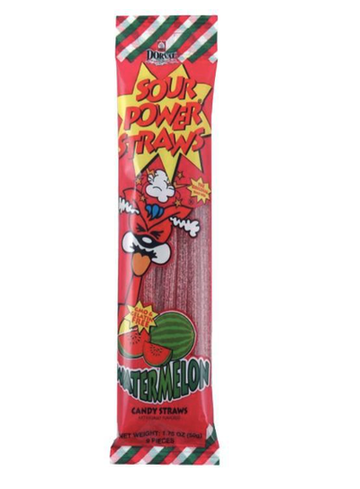 SOUR POWER WATERMELON STRAWS