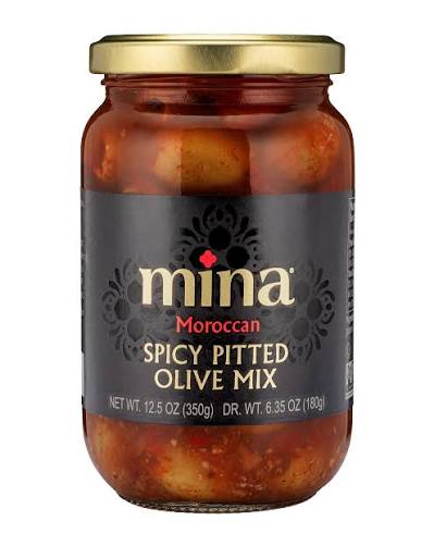 Mina spicy pitted olive mix