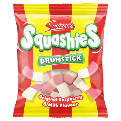 SWIZZELS SQUASHIES ORIGINAL RASPBERRY & MILK 5 OZ