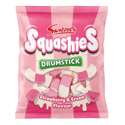 SWIZZELS SQUASHIES STRAWBERRY & CREAM 5 OZ