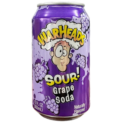 WARHEADS SOUR GRAPE SODA