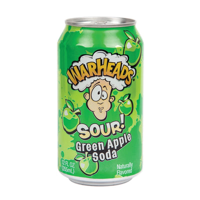WARHEADS SOUR GREEN APPLE SODA