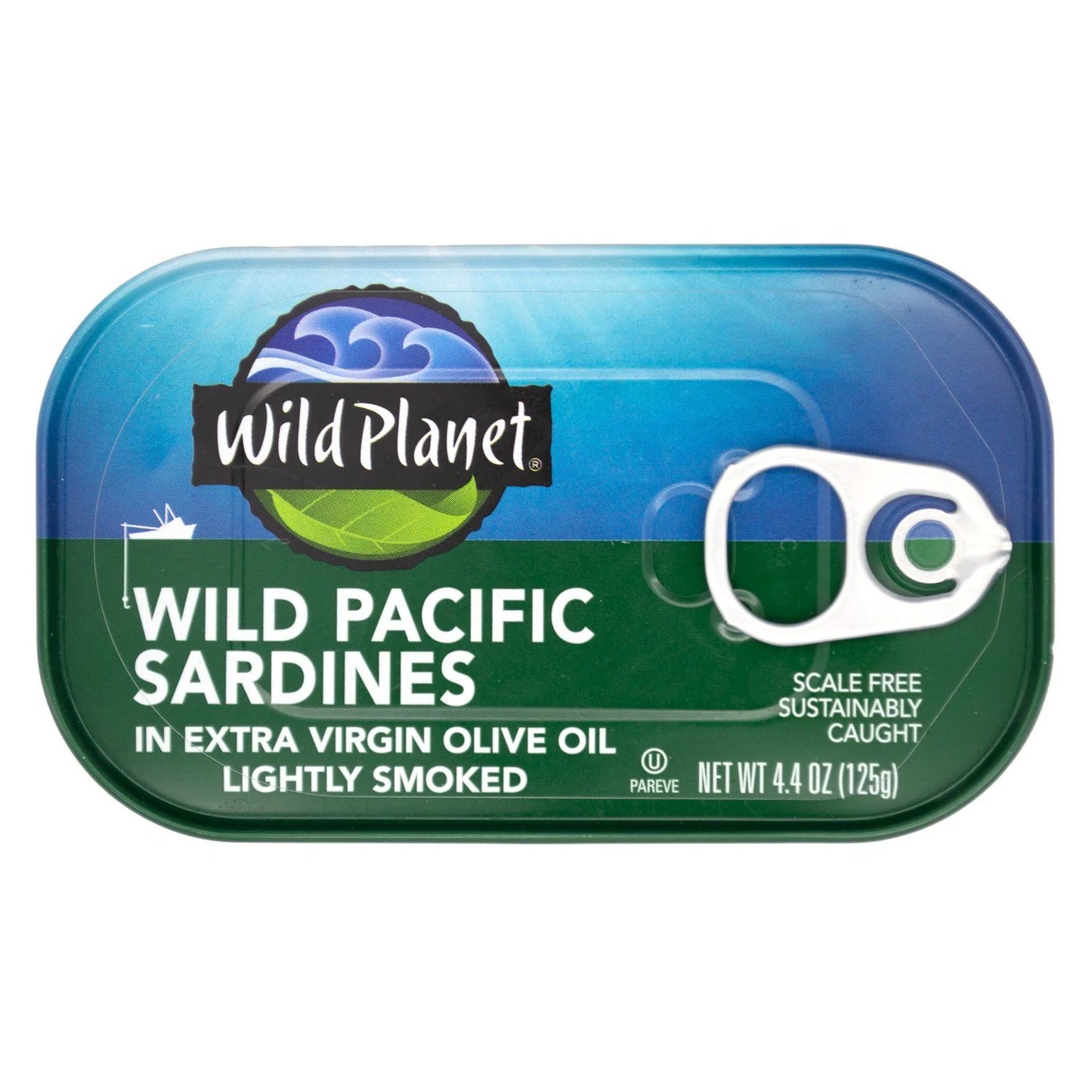 WILD PLANET WILD PACIFIC SARDINES EXTRA VIRGIN OLIVE OIL SMOKED LIGHTLY